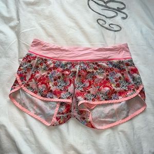 Lululemon flower shorts